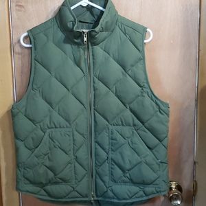 J Crew Factory Quilted Puffer Vest